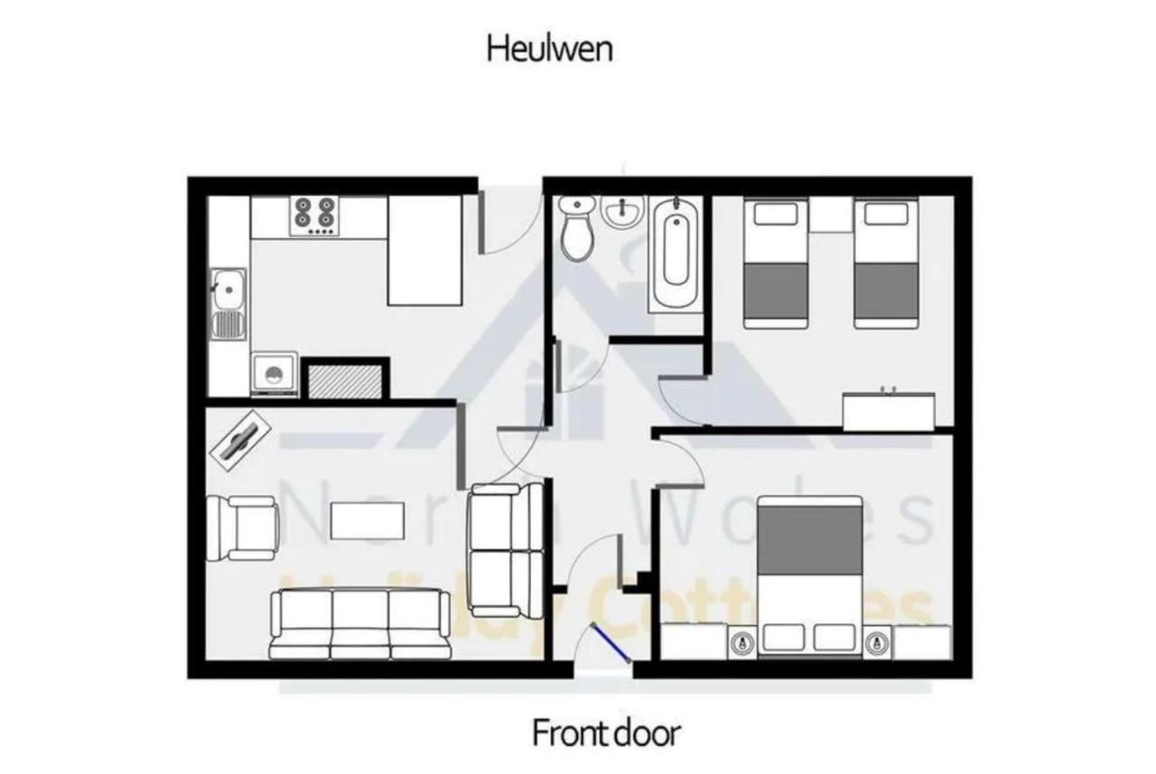 Apartmán Heulwen - Moelfre Exteriér fotografie